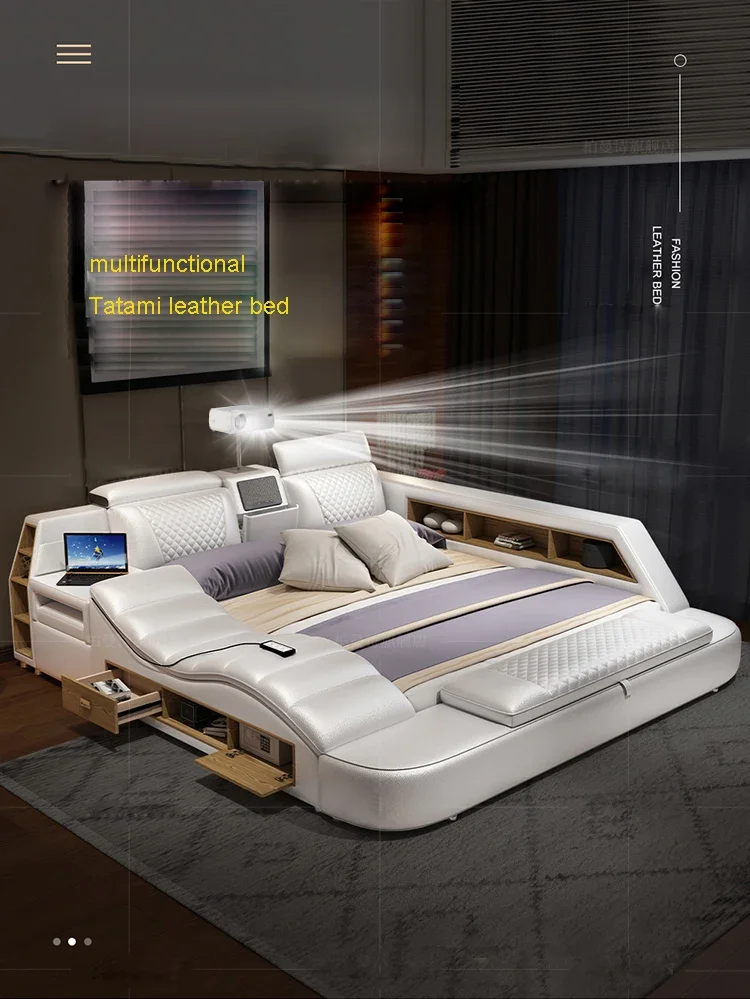 Tech Queen - Postmodern Multifunctional TATAMI Massage Genuine Leather