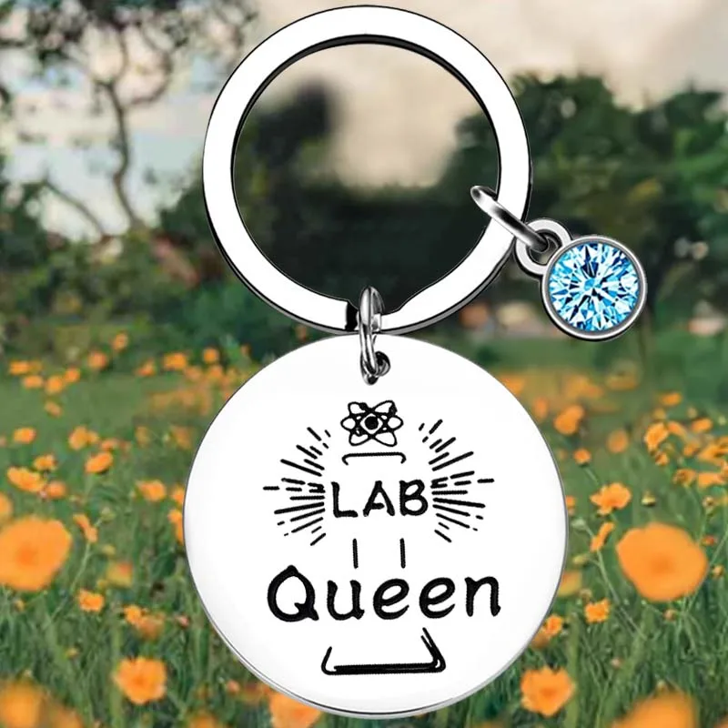 Tech Queen - Lab Tech Gift Key Chain Ring