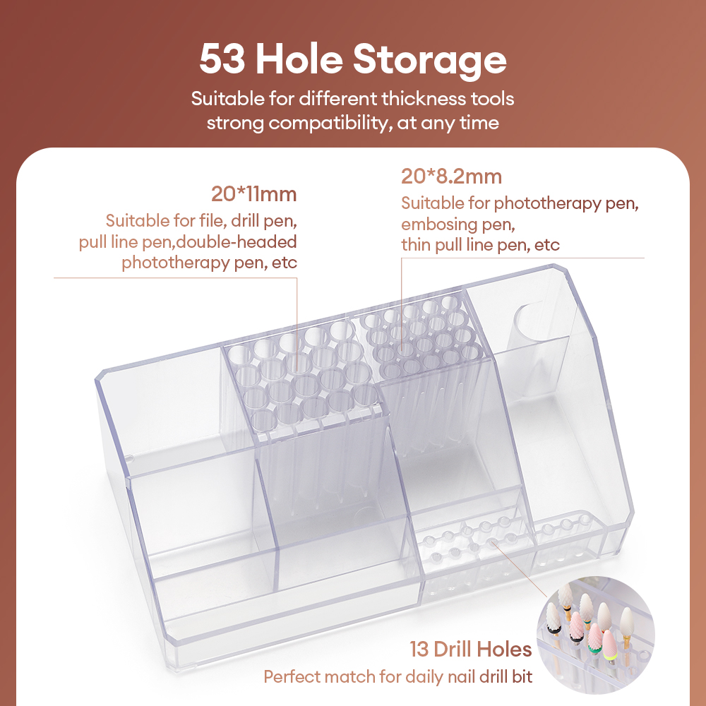 Acrylic Storage Rack Nail Art  - Nail Tech Accessories 评论和价格