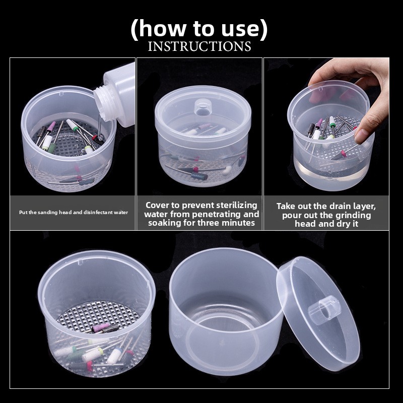 Nail Art Drill Bits Grinding H - Nail Tech Accessories 评论和价格