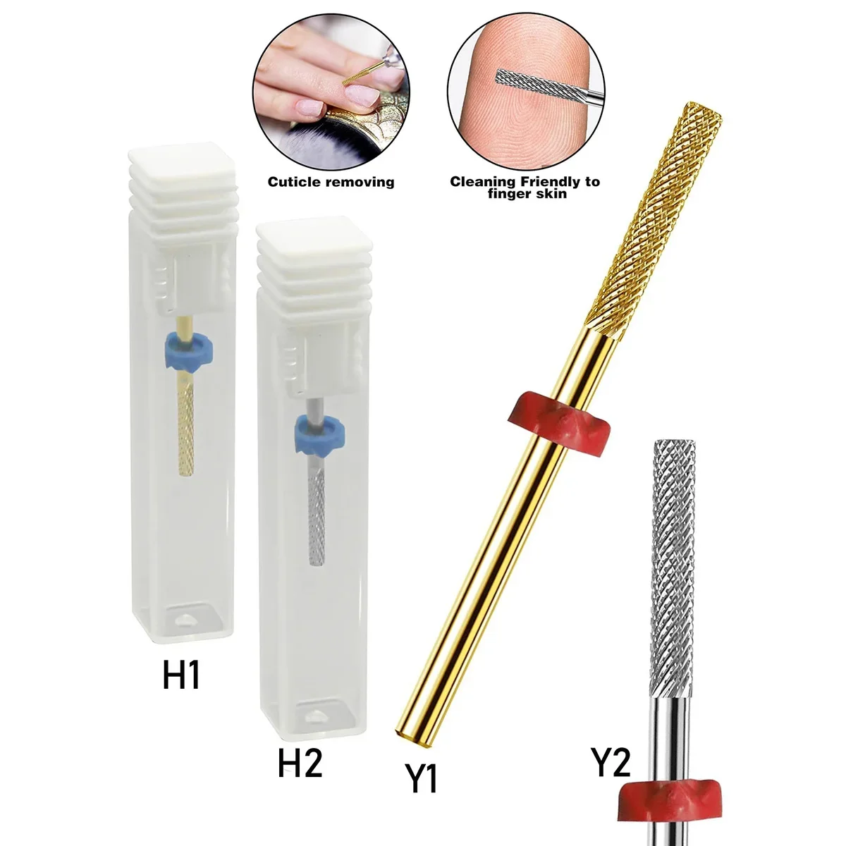 1pc Nail Drill Bits Remover Cu - Tech Acc 评论和价格