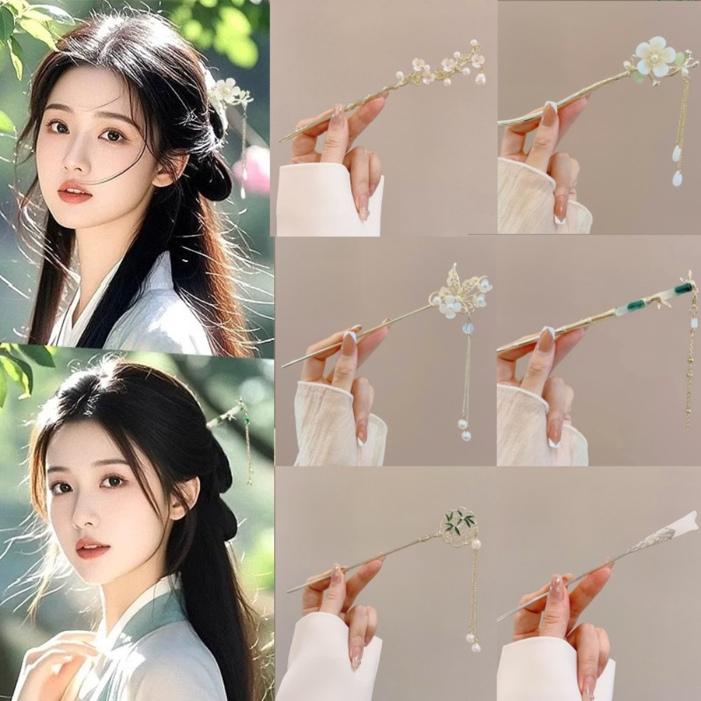 1/6pcs Elegant Chinese Style T - Tech Hair Accessories 评论和价格