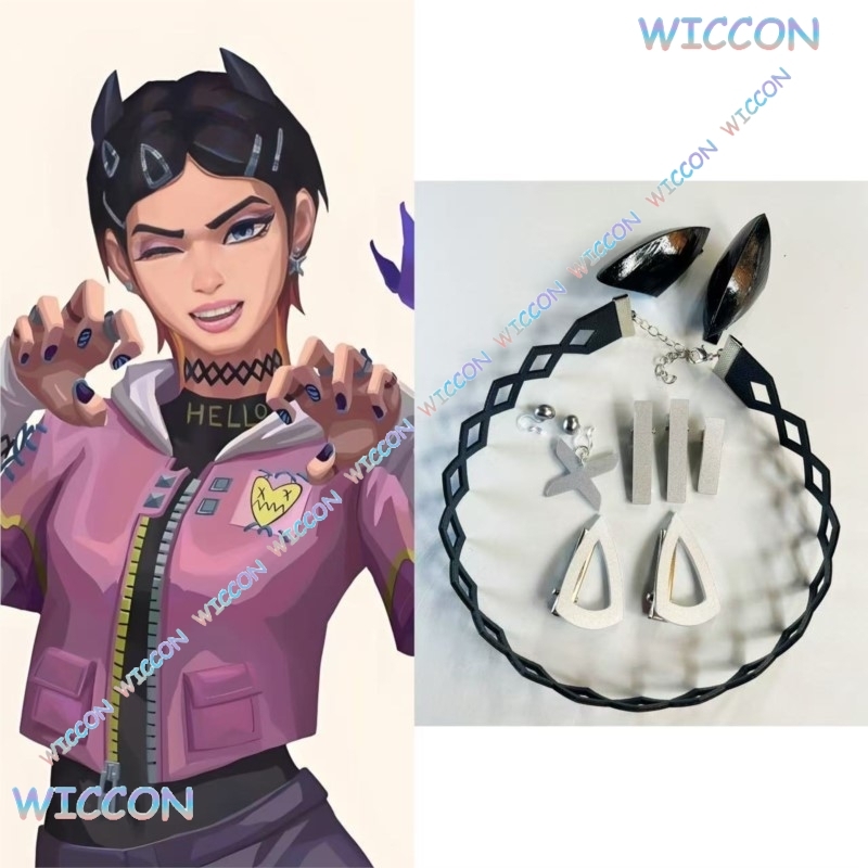 Valorant Clove  Clip Collar Bu - Tech Hair Accessories 评论和价格