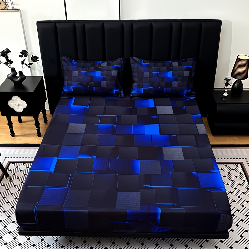 Tech-Red Plaid Fitted Sheet Se - Tech Acc 评论和价格